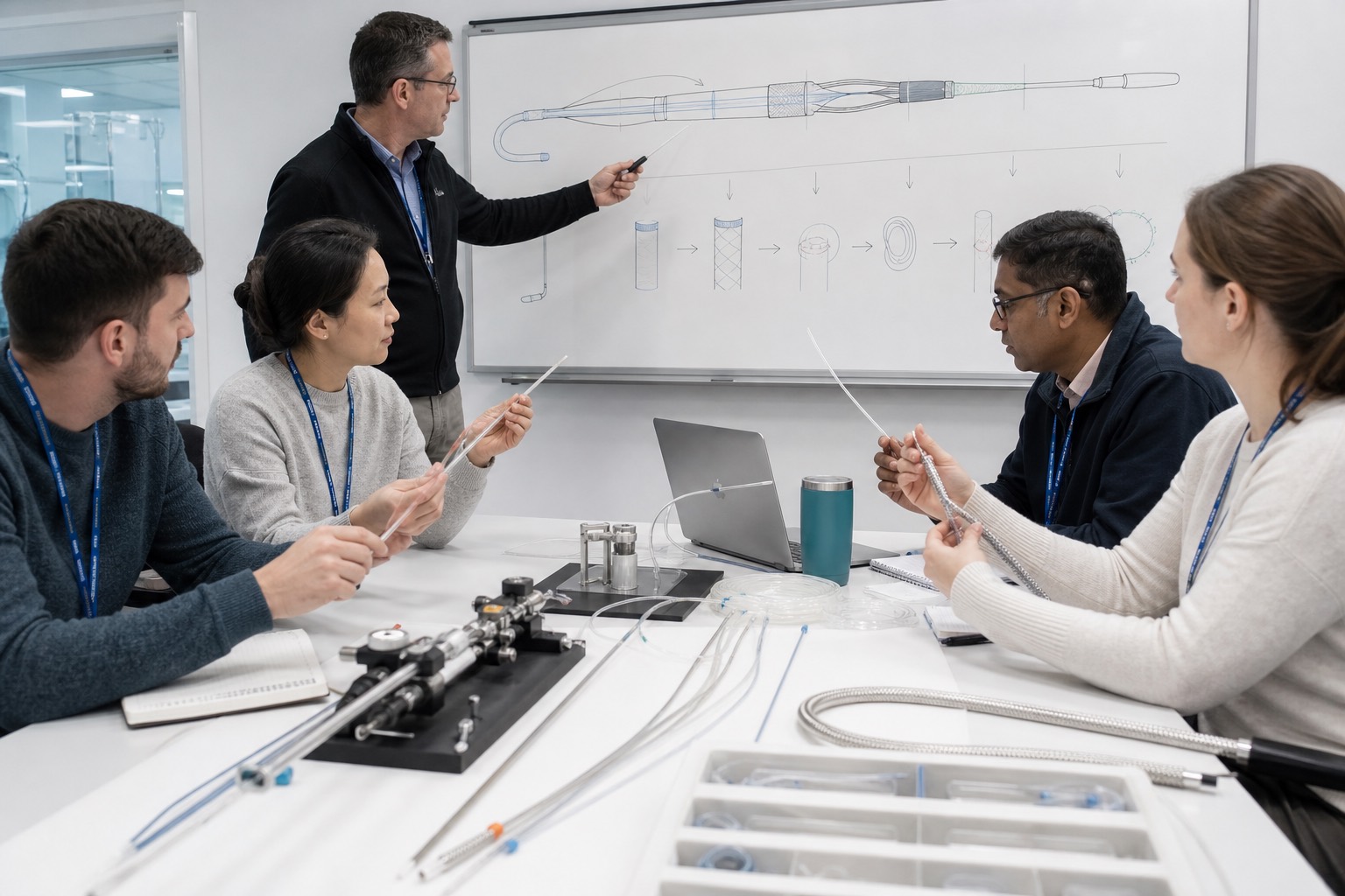 Hands-on catheter manufacturing training workshop